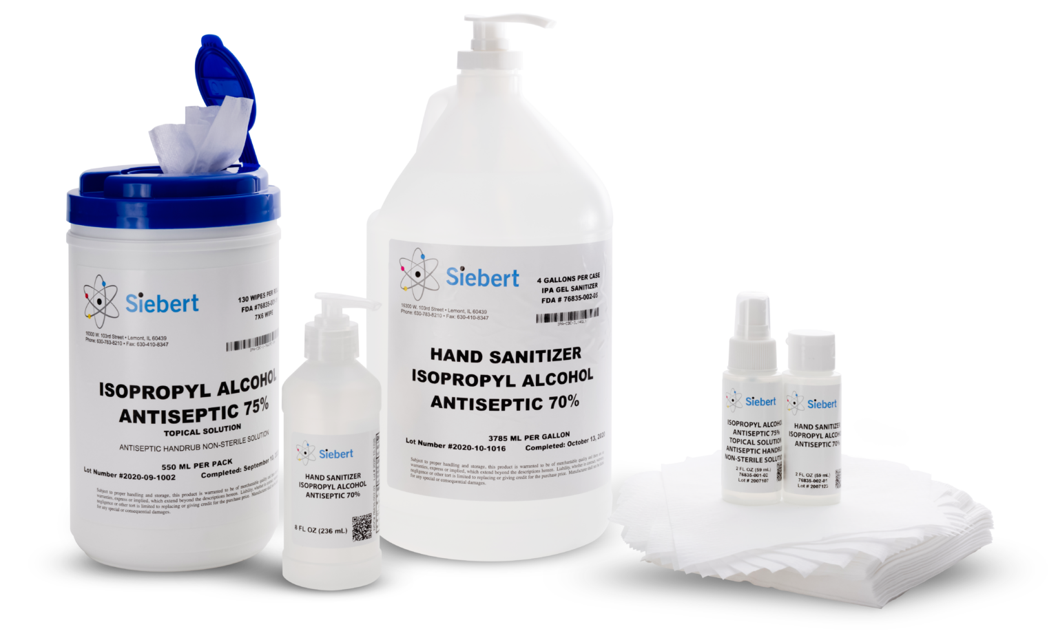 Sanitizers Siebert Inc